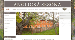 Desktop Screenshot of anglickasezona.cz
